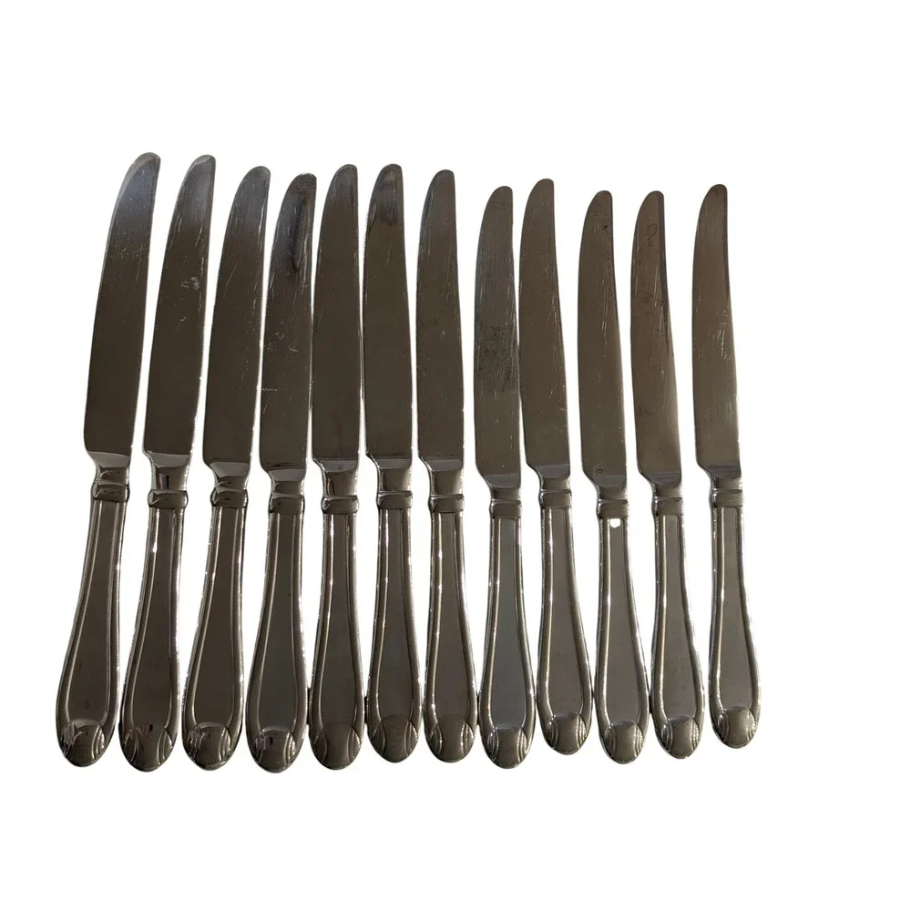 Oneida Silver Satin Garnet 18/10 Stainless Flatware Set 32 Random Pieces